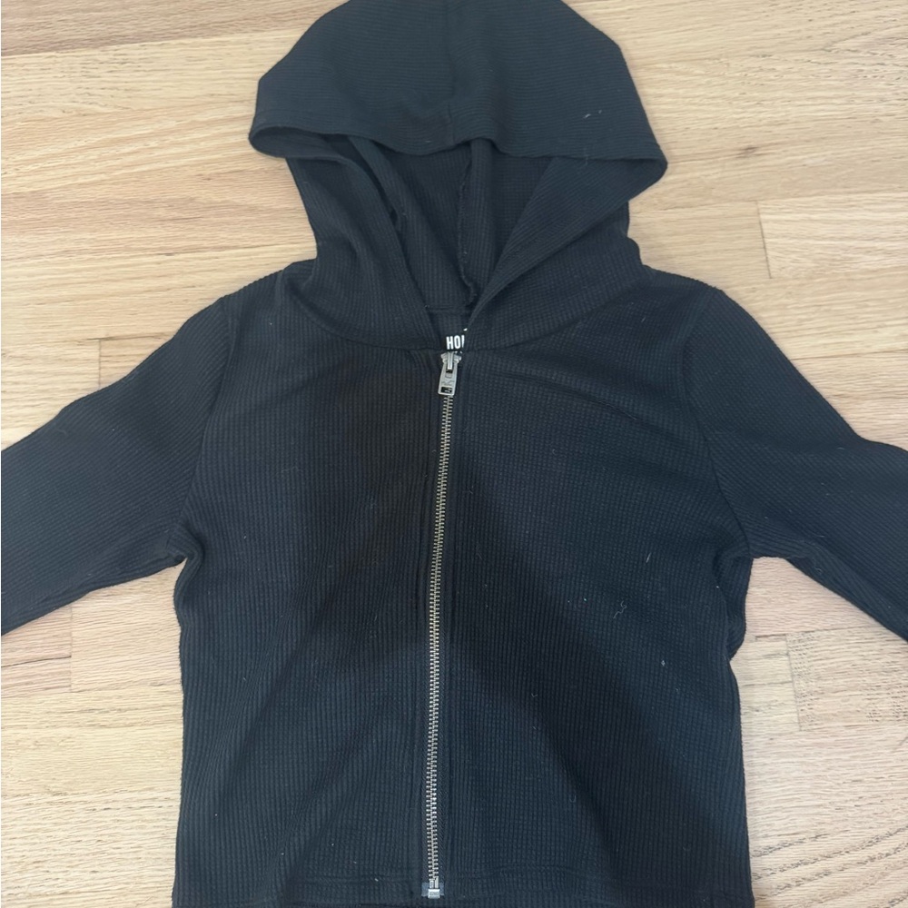 Hollister Black Zip-Up Hoodie